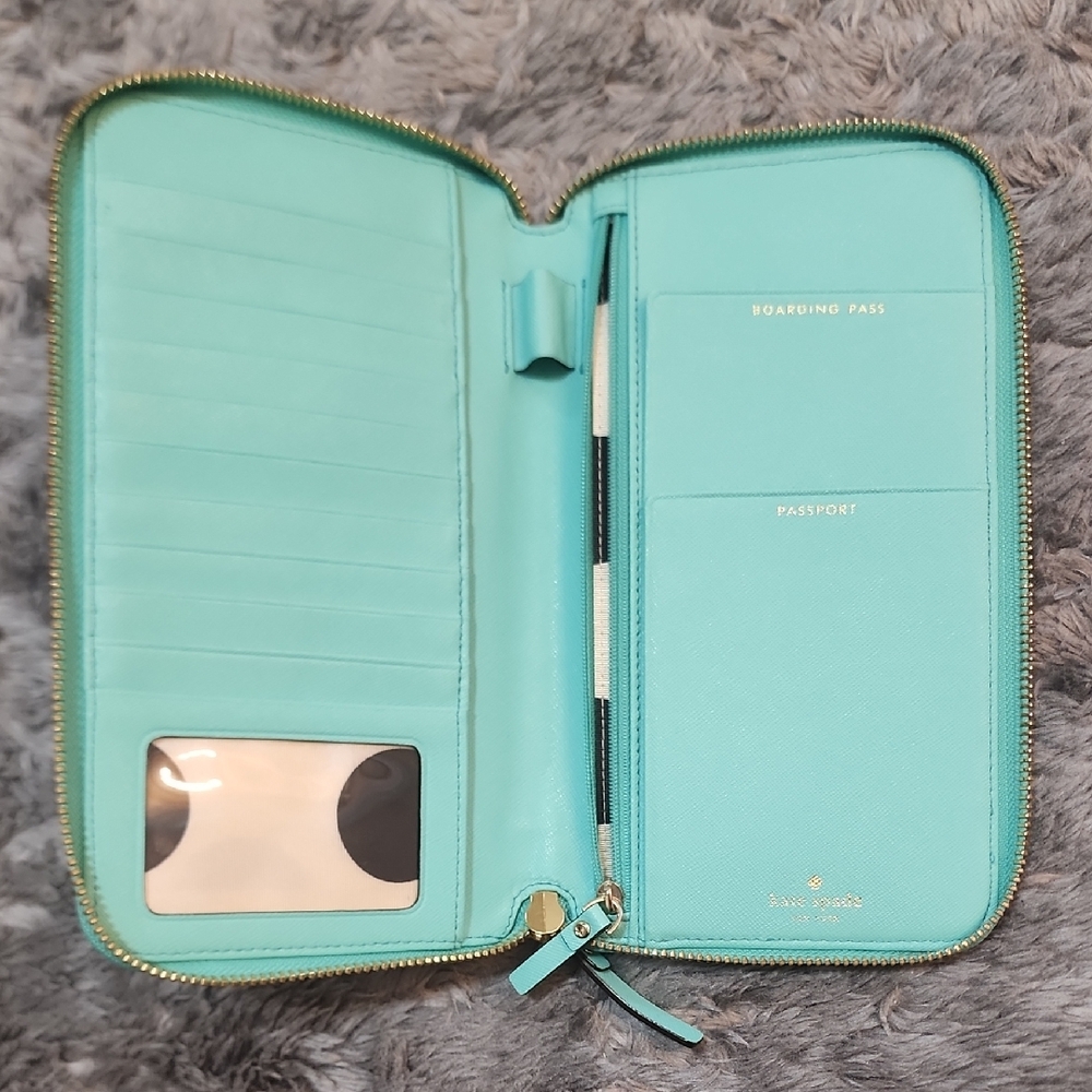 Kate Spade Turquoise Wallet - Picture 3 of 7